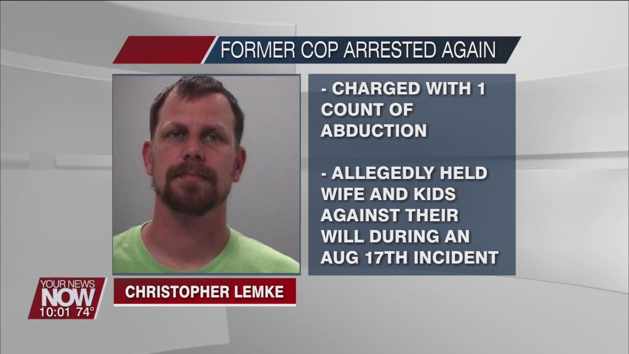 Former Lima police officer charged with abduction